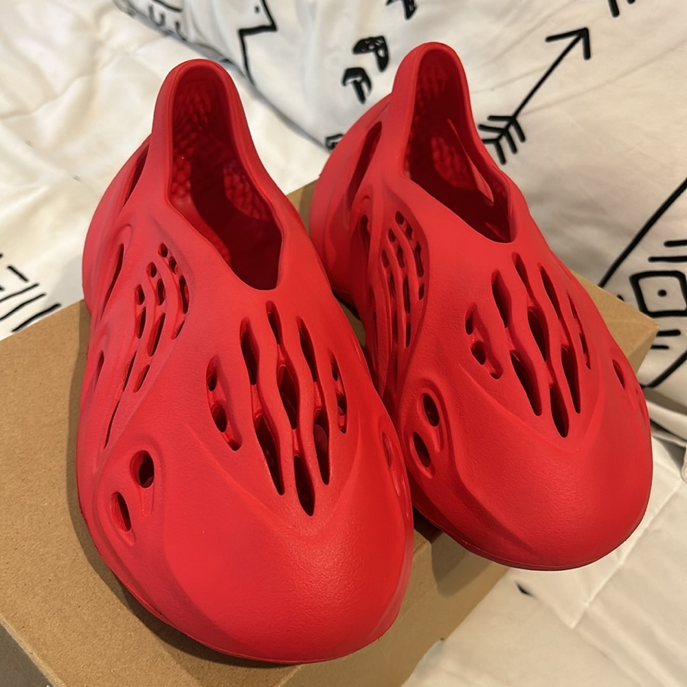 Yeezy red foams